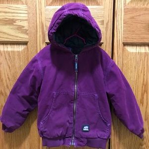 YOUTH size SMALL (7-8) BERNE INSULATED WINTER COAT